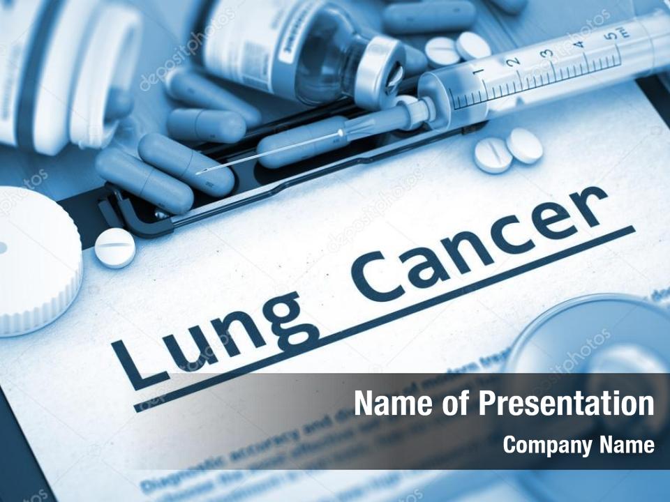 3d lung disease PowerPoint Template - 3d lung disease PowerPoint Background