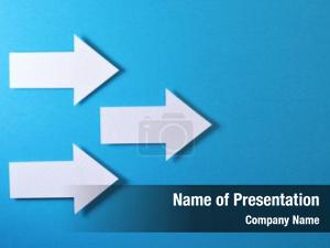 Abstract Right Directional Arrow PowerPoint Template