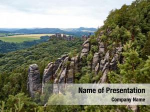 Rocky Landscape PowerPoint Template