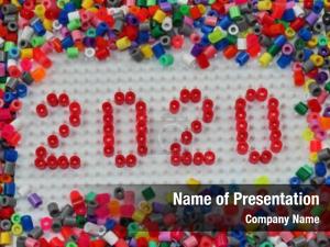 Red Numbers PowerPoint Template