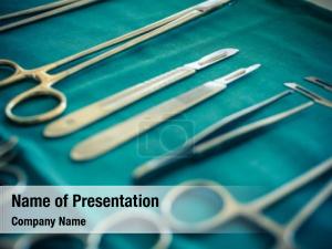 Surgery Tools PowerPoint Template