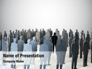 People Silhouettes PowerPoint Template