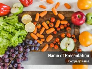 Fruits and Vegetables Diet PowerPoint Template
