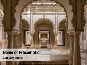 Architecture intricate muslim paigah tombs PowerPoint Template