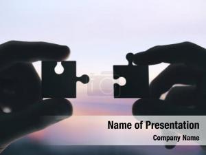 Putting Puzzle Pieces Together PowerPoint Template