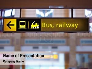 Transportation bus sign terminal 