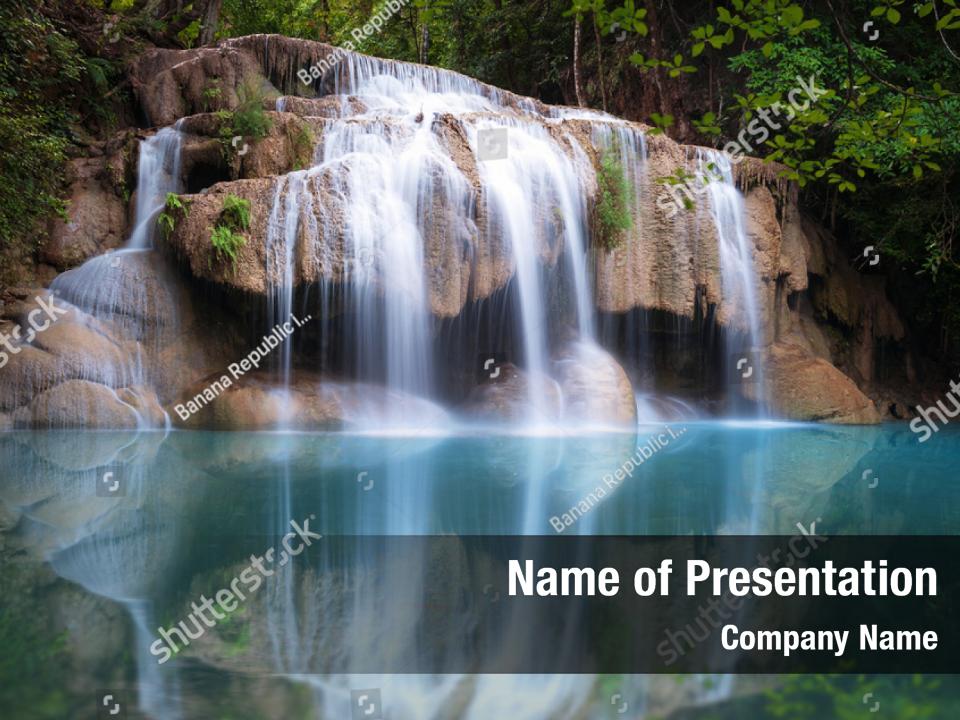 waterfall-beautiful-erawan-rainforest-powerpoint-template-waterfall