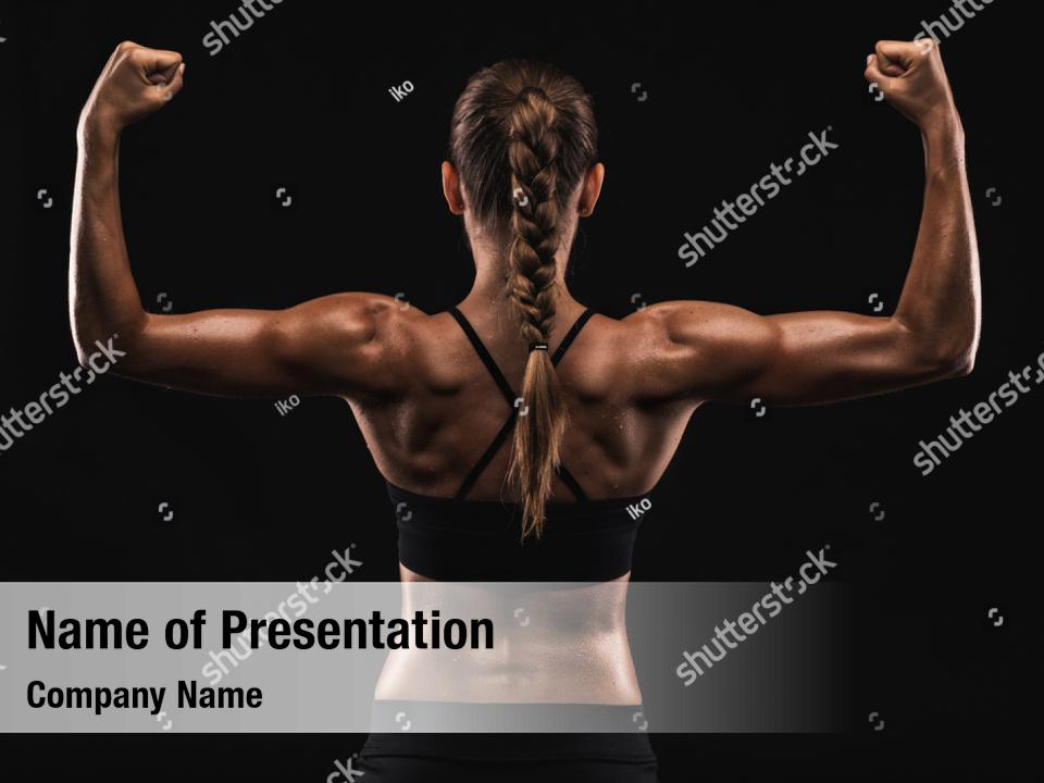 Bodybuilder Body Show Muscles Powerpoint Template Bodybuilder Body Show Muscles Powerpoint 9006