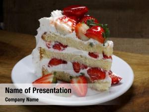 Shortcake plate strawberry table 