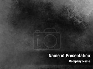 Abstract Monochrome Smudges PowerPoint Template