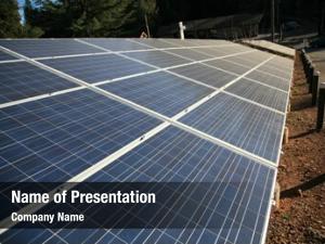 Collect solar panels sunlight generate