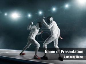 Fencing players 