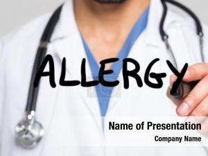 Word doctor writing allergy 
