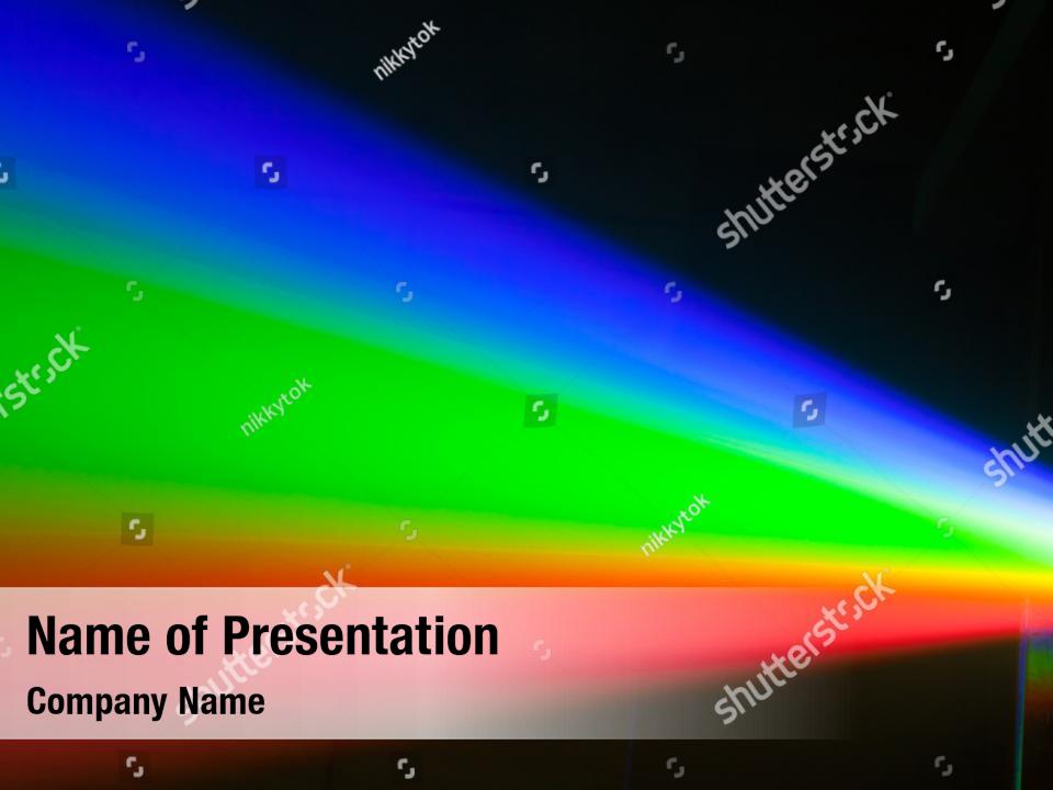 Projector beam PowerPoint Template - Projector beam PowerPoint Background