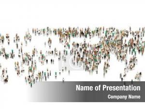 People Mob PowerPoint Template