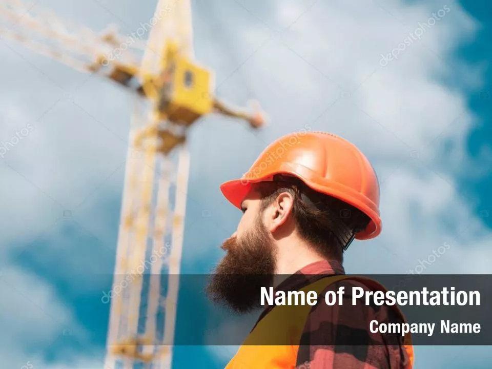 Builder On Construction Site Portrait