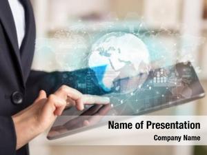 Working Business System Concept PowerPoint Template