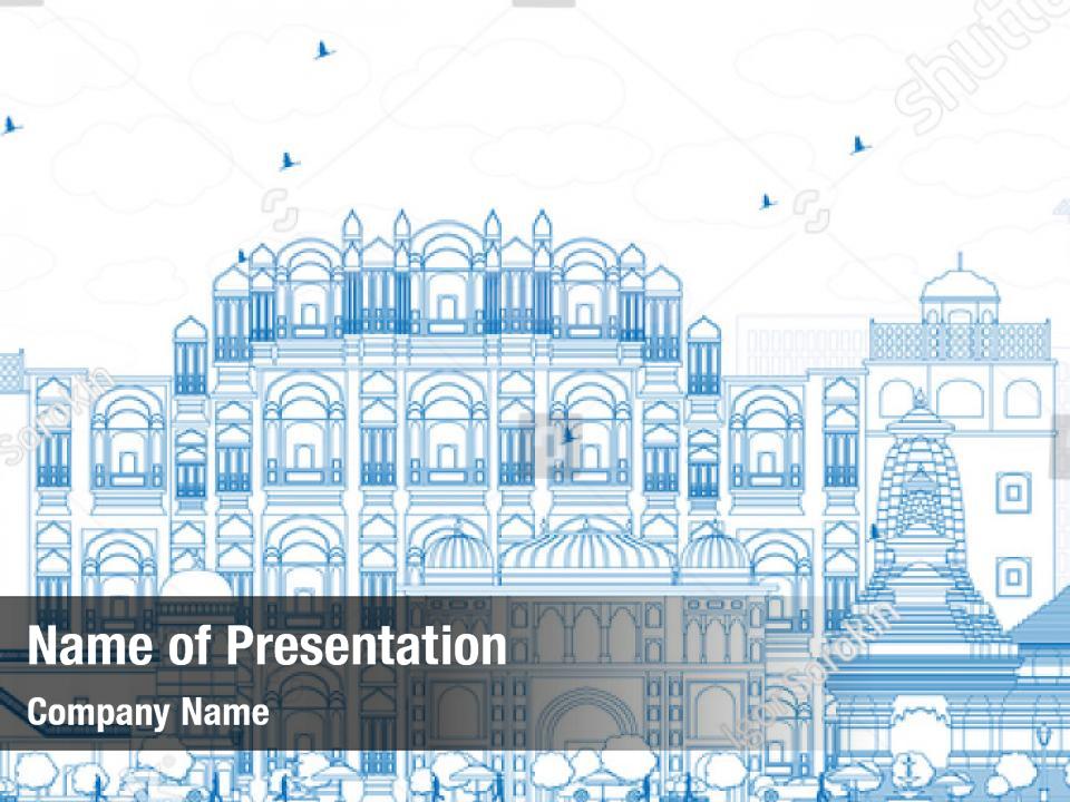 Jaipur a city in india PowerPoint Template - Jaipur a city in india  PowerPoint Background