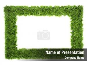 Grass Frame PowerPoint Template