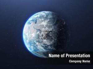 Blue Earth PowerPoint Template