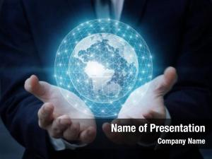 Network Circles PowerPoint Template