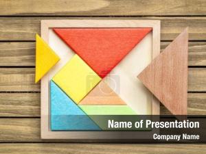 Tangram a traditional powerpoint template