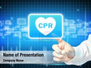 Cpr hand touching sign virtual