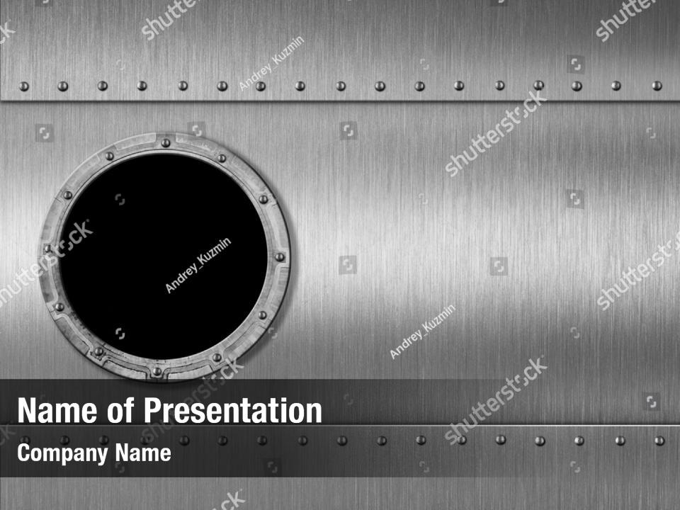 Metal submarine powerpoint template PowerPoint Template - Metal ...