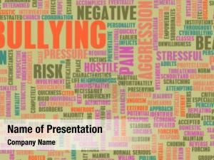 Problem bullying social children  PowerPoint Template