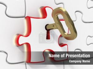 Key To Puzzle PowerPoint Template