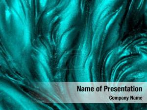 Abstract Black and Turquoise PowerPoint Template