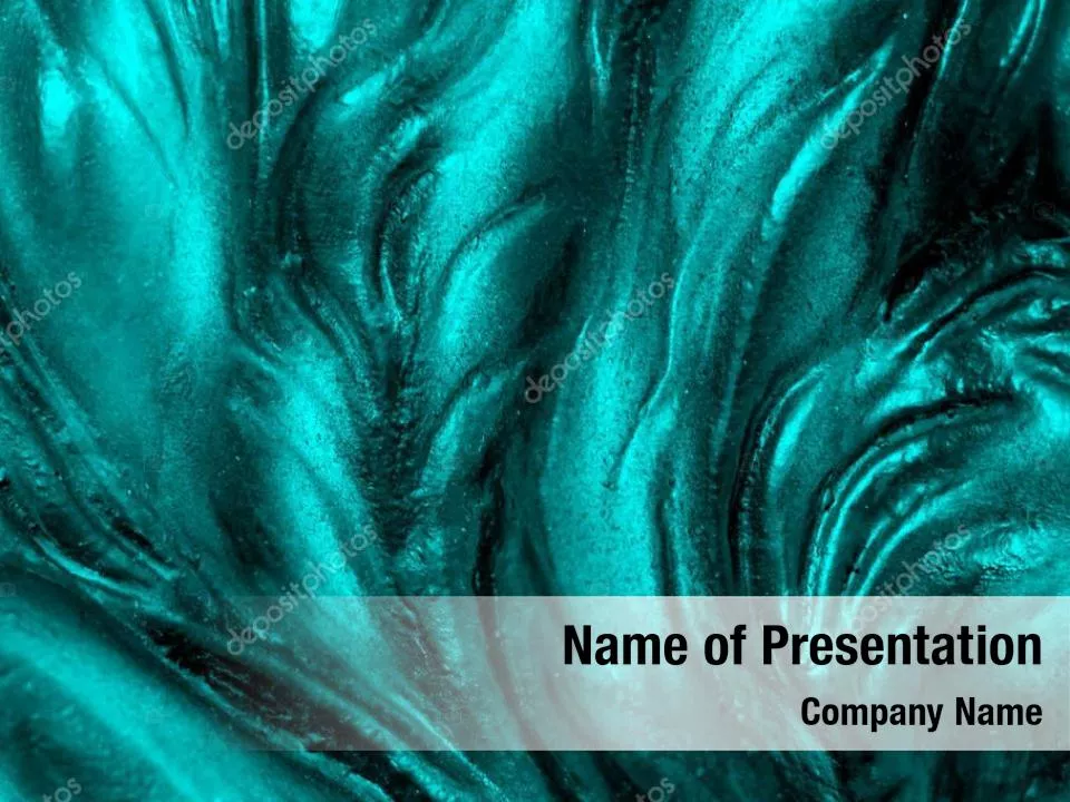 Abstract Black and Turquoise