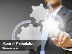 Businessman Solution Concept PowerPoint Template