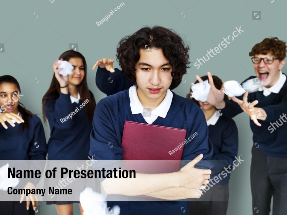 Bullying ppt background PowerPoint Template - Bullying ppt background ...