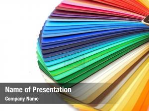 Rainbow Color Palette PowerPoint Template