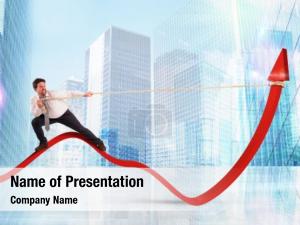 Strong Increase PowerPoint Template