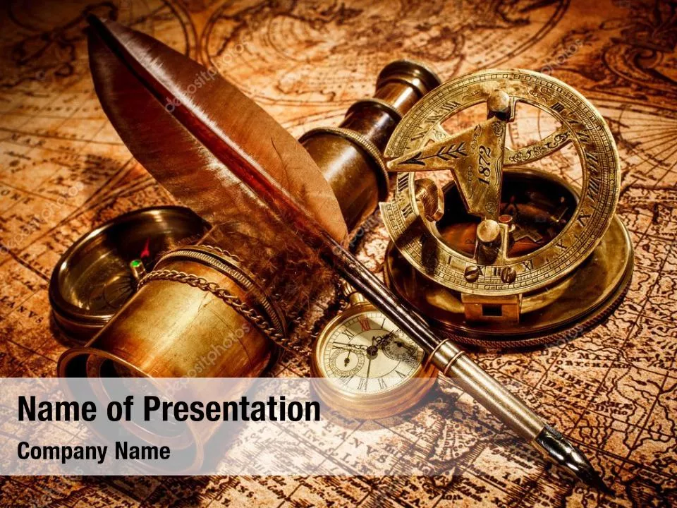 Compass Lying On The Map