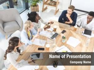 Working Together Business People PowerPoint Template