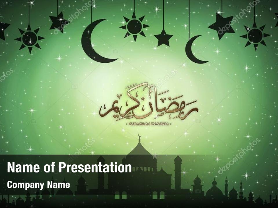 Abstract Muslim Ramadan Kareem Powerpoint Template Abstract Muslim