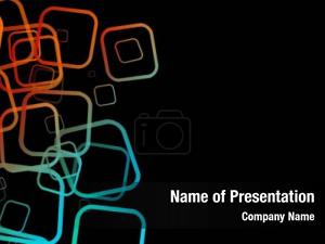 Abstract Rounded Squares PowerPoint Template