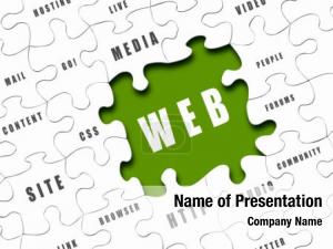 Puzzle with Internet Words