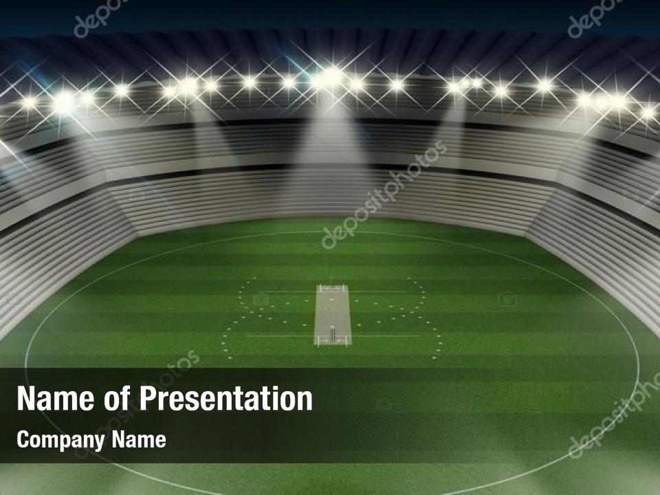 powerpoint presentation of cricket stadium