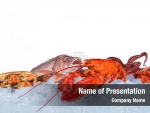 Mediterranean fresh seafood lobster