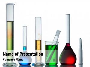Reagents chemical flasks white 