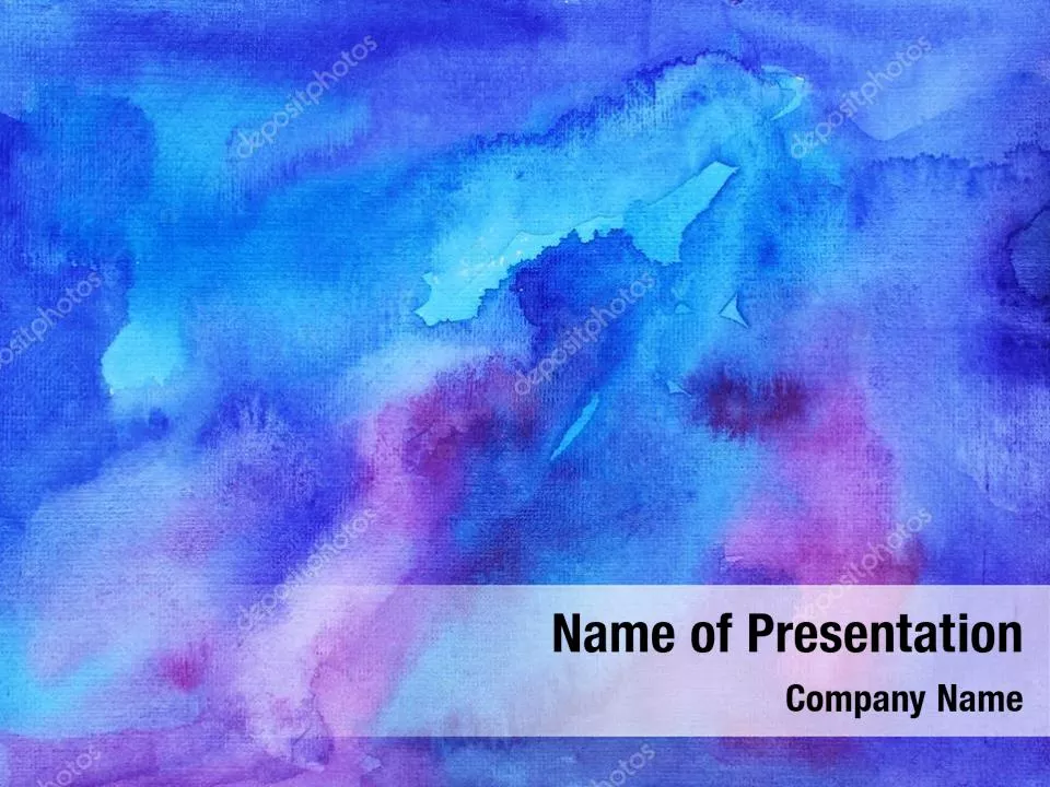 Abstract Blue Stains