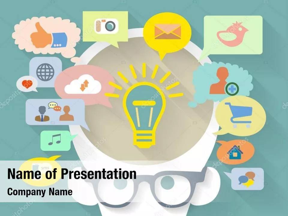 Flat Social Media Icons