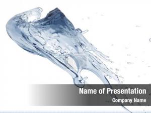 Abstract Sparkling Water PowerPoint Template