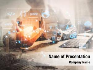 Business Communication Software PowerPoint Template