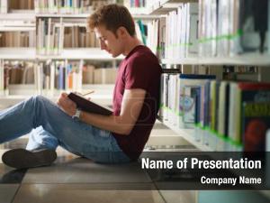 Studying in Library