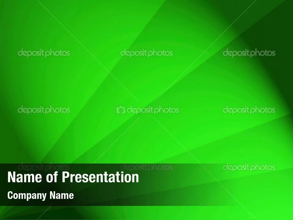 Abstract Green Layers